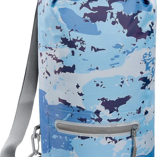 Roll-Top Waterproof Bag; Suitable For Travel And Outdoor Storage